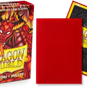 FUNDAS JAPANESE DRAGON SHIELD CRIMSON MATTE(60)
