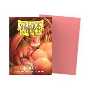 FUNDAS DRAGONSHIELD PEACH DUAL MATTE