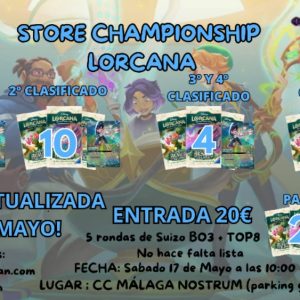 STORE CHAMPIONSHIP LORCANA 17 DE MAYO