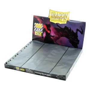PAGINAS DE ALBUM DRAGONSHIELD BLACK 24 POCKET NEGRO