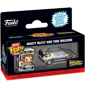 FUNKO BITTY MARTY MCFLY AND TIME MACHINE