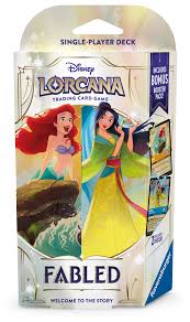 MAZOS DE INICIO LORCANA FABLED ARIEL MULAN