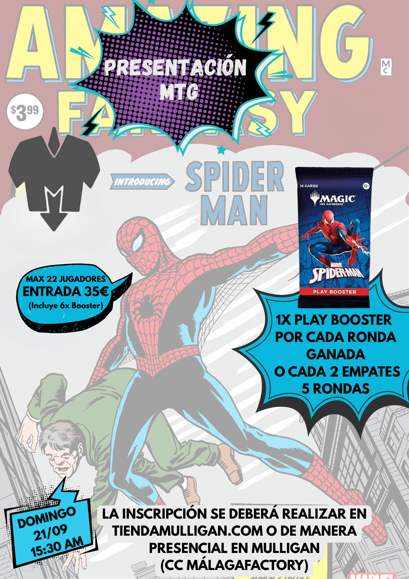 PRESENTACIÓN SPIDERMAN DOMINGO 21