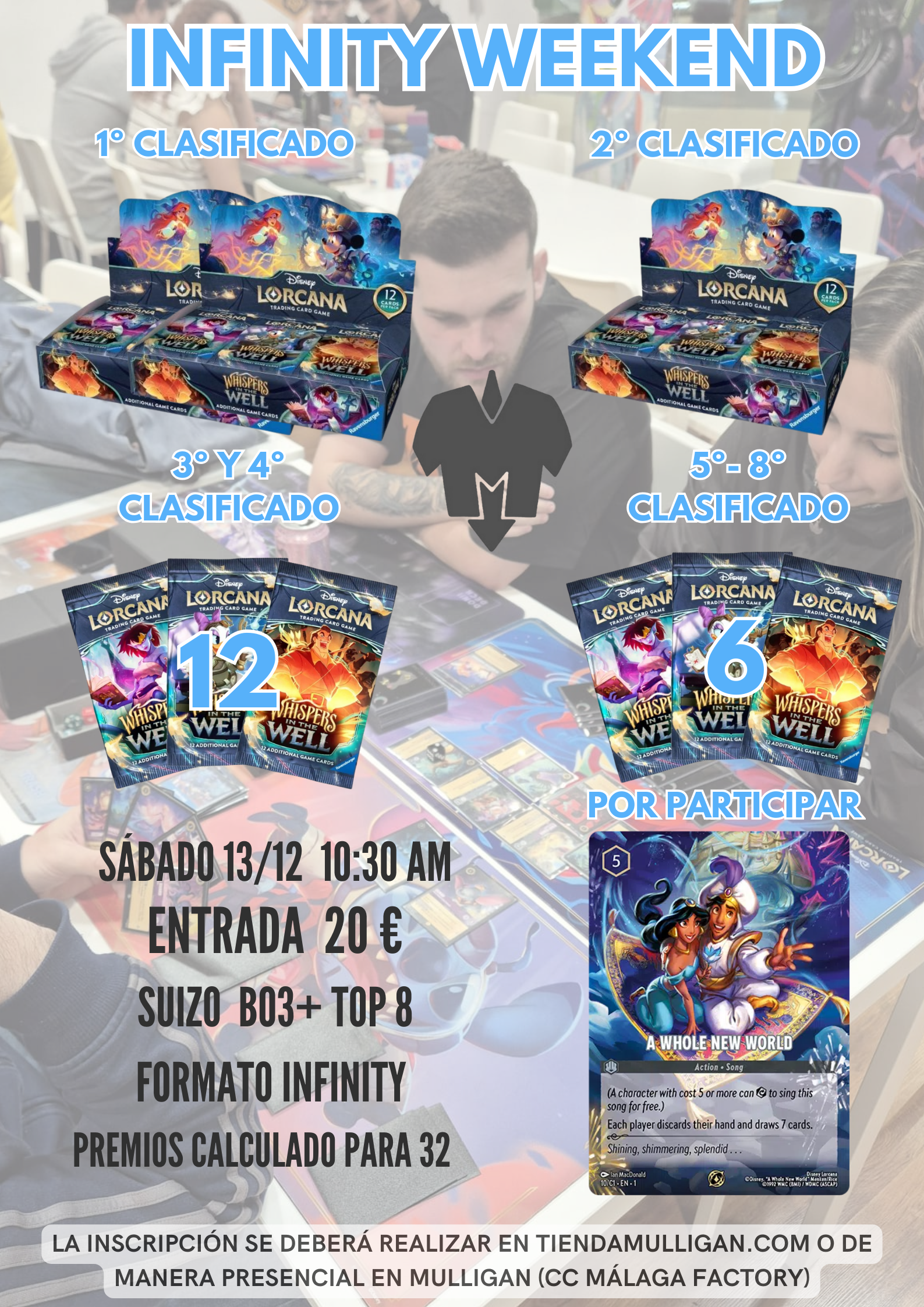 TORNEO INFINITY LORCANA MULLIGAN