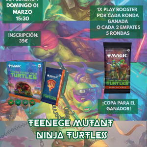 PRESENTACIÓN TORTUGAS NINJA SABADO 28 DE FEBRERO