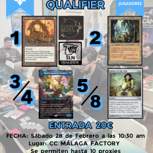LEGACY EUROPEAN MASTERS QUALIFIER 28 DE FEBRERO