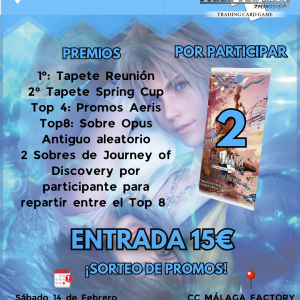 LIGA ANDALUZA FINAL FANTASY TCG MULLIGAN 14 DE FEBRERO