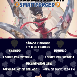 PRESENTACIÓN SPIRITFORGED SÁBADO 7 DE FEBRERO