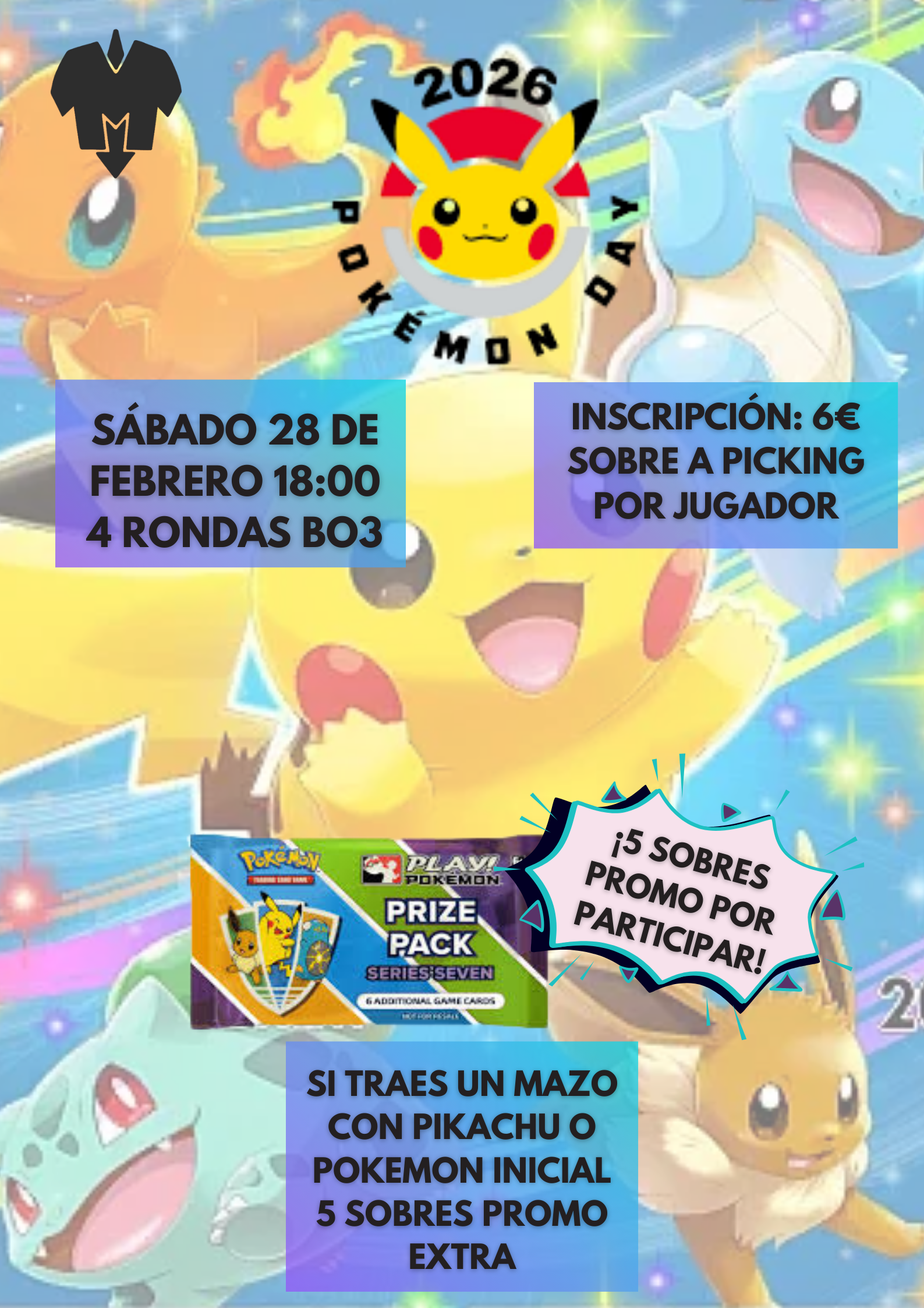 POKEMON DAY SÁBADO 28 DE FEBRERO