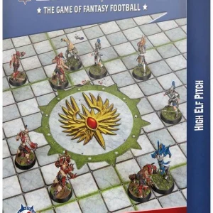 HIGH ELF PITCH - DOUBLE-SIDED PITCH AND DOGOUTS (BLOOD BOWL)