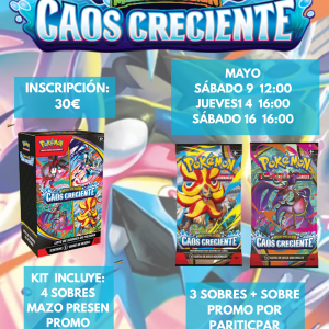 PRESENTACION POKEMON CAOS CRECIENTE SÁBADO 9 12:00
