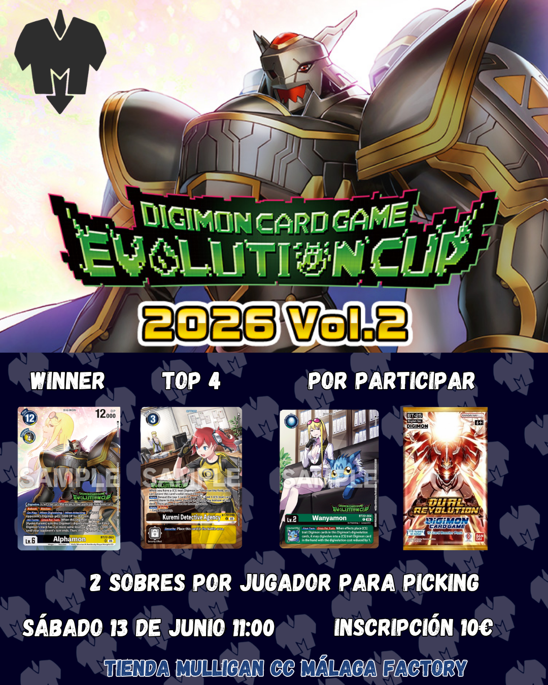 DIGIMON EVO CUP VOL 2 13 DE JUNIO