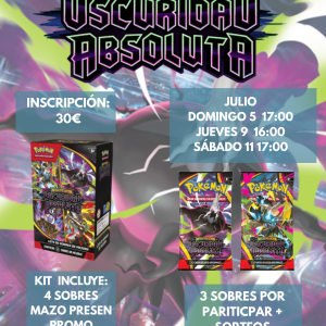 PRESENTACION POKEMON OSCURIDAD ABSOLUTA JUEVES 9 16:00