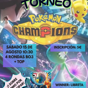 TORNEO POKEMON CHAMPIONS VGC 15 DE AGOSTO