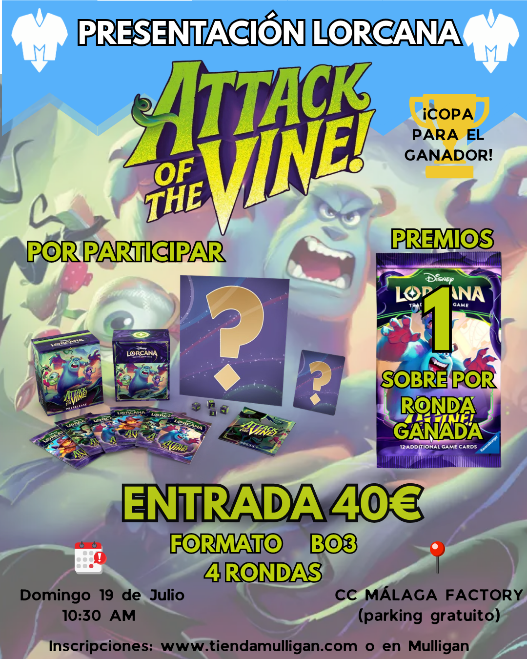 PRESENTACIÓN LORCANA ATTACK OF THE VINE!